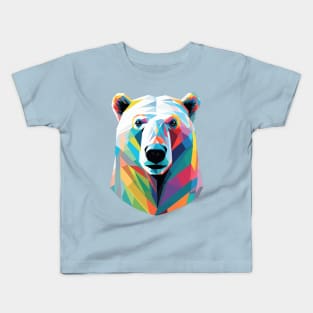 Polar Bear Pop Art Kids T-Shirt